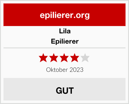 Lila Epilierer Test
