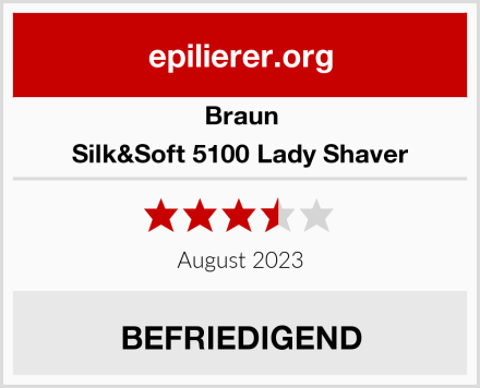 Braun Silk&Soft 5100 Lady Shaver Test